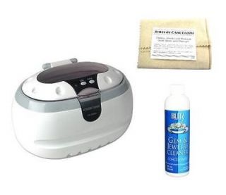 Sonic Wave Ultrasonic Cleaner Parts Jewelry CD 2800 + Blitz 653 