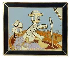 Disney Auctions Masterpiece #1 Boating Ducks LE 100 HTF Pin