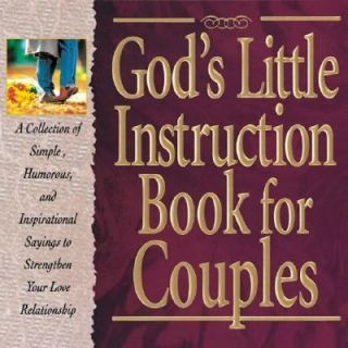 Gods Little Instruction Book for Couples 1996, Hardcover Mixed Media 