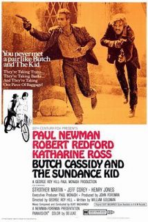 Butch Cassidy and the Sundance Kid movie Promo Poster Paul Newman