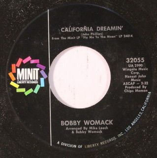 BOBBY WOMACK California Dreamin / Baby, You Oughta Think It Over 