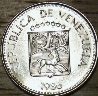 1986 Venezuela 5 Centimos   HIGH QUALITY Unc   Very Nice LOOK