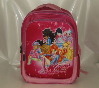 16 WINX CLUB GIRLS FAIRY Kid Girls Backpack School Book Bag NEW B4#