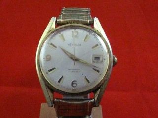 VINTAGE WESTCLOX 17J WRISTWATCH WITH DATE RUNNING