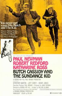 Butch Cassidy and the Sundance Kid poster in Reproductions
