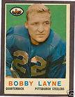 1959 Topps Bobby Layne Pittsburgh Steelers #40