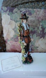 Lenox Pilgrim Bounty NEW condition ~Pencil Thanksgiving Male Figure w 