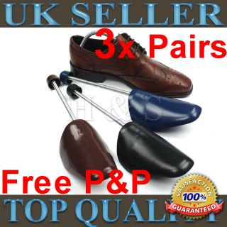   Quality Mens Traditional Shoe Tree Plastic Shaper Stretcher Size 6 10