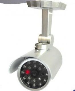 PIR Motion Activated Swivel Dummy Decoy Security Camera with Blinking 
