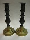 OLD SAMUEL EASTMAN CO CONCORD NH BRASS CANDLE HOLDERS