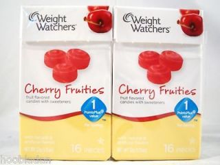 WEIGHT WATCHERS Fruities Candies 10 Boxes Fresh Cherry