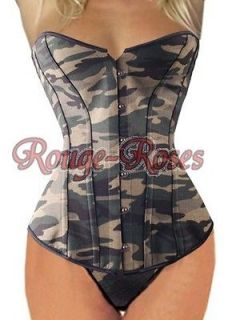 Sexy Camouflage Uniform NEW Design XL CORSET Camo Queen Appealing RR 