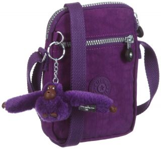 Kipling KAGISO Bright Purple Shoulder Acrossbody Bag Womens FREE P&P 