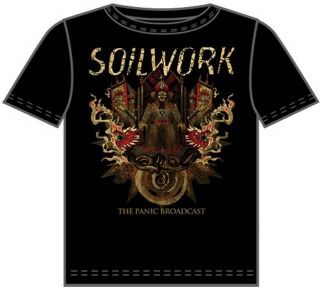 SOILWORK   The Panic Broadcast   T SHIRT M L XL Brand New  Official 