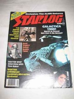   #34 May 1980 Galactica 1980 Doctor Who Tom Baker Twiki Buck Rogers