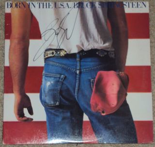 BRUCE SPRINGSTEEN SIGNED BORN IN THE USA ALBUM LP JSA AUTH AUTOGRAPH 
