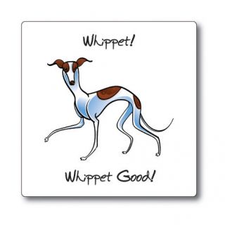 WHIPPET (GOOD) DOG STICKER DECAL **VERY CUTE**