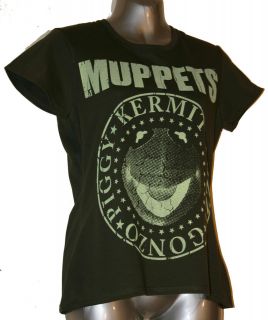 Muppets Ramones parody t shirt kermit fozzy gonzo piggy funny humour 