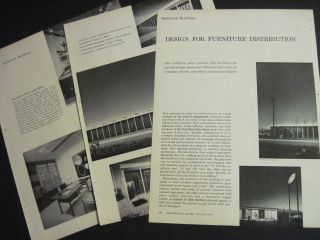 Dux Furniture Plant Burlingame CA 1960 Design Article