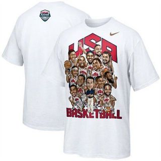 NEW Nike Extra Large XL 2012 Team USA Olympics Basketball T Shirt 