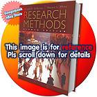 Research Methods by Theresa L. White and Donald H. McBurney 2009 