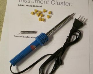 GM Instrument Cluster BULB REPLACEMENT KIT . Gauge speedometer lamp 
