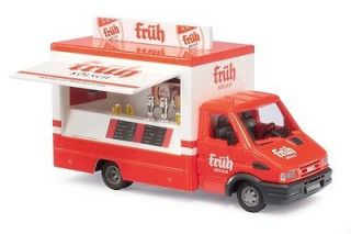 HO Busch Iveco FRUH BEER Concession Truck # 47925 for Beer Garden 