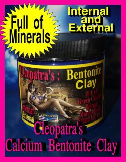  Clay Supplier   Cleopatras Bentonite Clay 100% Living Clay Calcium Ben