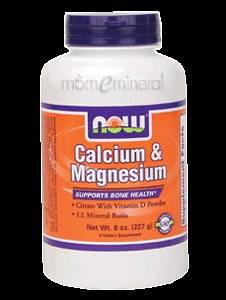 Calcium & Magnesium Powder 8 oz by NOW Foods
