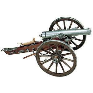 Cast Metal Civil War 12 Pounder Cannon Built Model 15