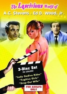 The Lascivious World of A.C. Stephen and Ed Wood, Jr. DVD, 2008, 3 