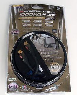 Monster Cable 1000HD Ultimate High Speed HDMI 1 M 3 FT Ready for 3D 