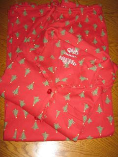 Cabernet Womens S M PL XL or PXL Pajama Set Red w/ Trees NWT $48 