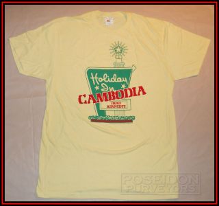 DEAD KENNEDYS   HOLIDAY IN CAMBODIA T SHIRT   XL   NEW   OFFICIALLY 
