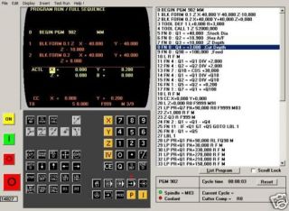 TNC Emulator for CNC Bridgeport Interact & Heidenhain