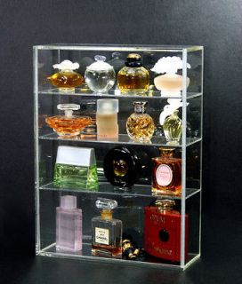   Acrylic Display box with sliding door for Miniature Perfume bottles