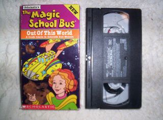 VHS8D Scholastic The Magic School Bus Out of This World Outer Space 