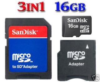 SanDisk 16GB 16G microSD micro SDHC Memory Card mini SD