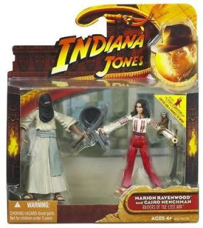   Jones 3 3/4 Hasbro action figure Marion and Cairo Henchman MOC