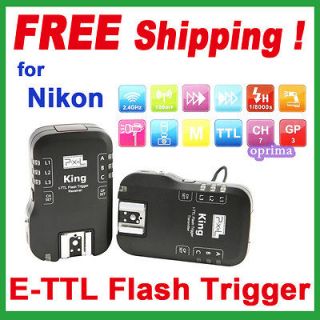   Wireless ETTL Flash Trigger Receiver Transmitter Set for Nikon Camera