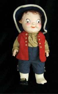 Vintage Campbell Kids Boy Colonial Doll Advertising