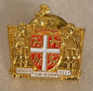 Newfoundland Crest Coat Of Arms Lapel Pin