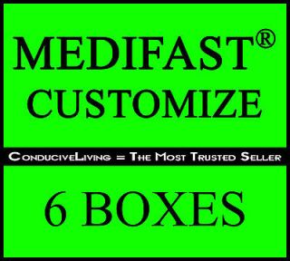 MEDIFAST® CUSTOMIZABLE 6 BOXES  YOU DECIDE FLAVORS  THE MOST 