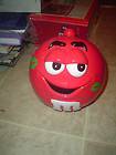 Candy Jar Cookie Canister Red M and M