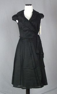 Calvin Klein Black Wrap Dress Various Sizes Brand New with Tags$19 