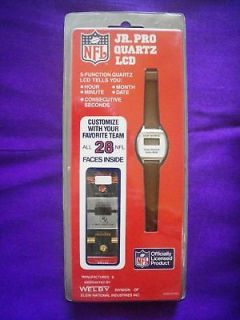 Vintage Jr. Pro Watch Chicago Bears + 27 Team Welby 1986 Old NEW Stock