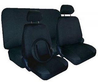   COMFORT CAR TRUCK SUV SEAT COVERS w/ Steering Wheel & Shoulder Pads #D