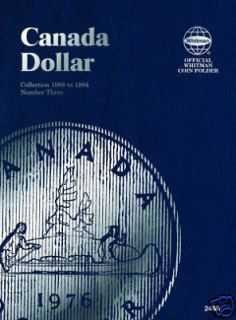 Canada Dollar Whitman Folder 1968 1984