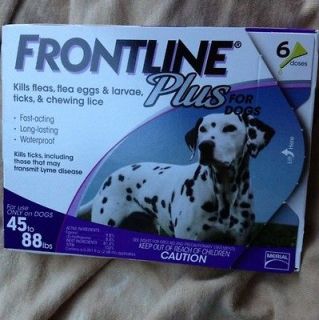 frontline plus for dogs 45 88 lbs in Dog Supplies