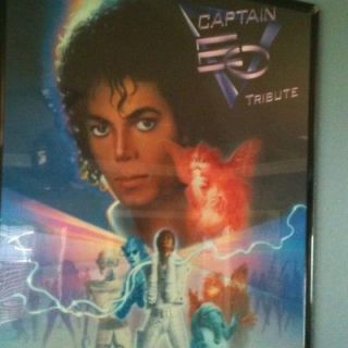 Disney Michael jackson Captain EO Tribute poster (24 X 18)